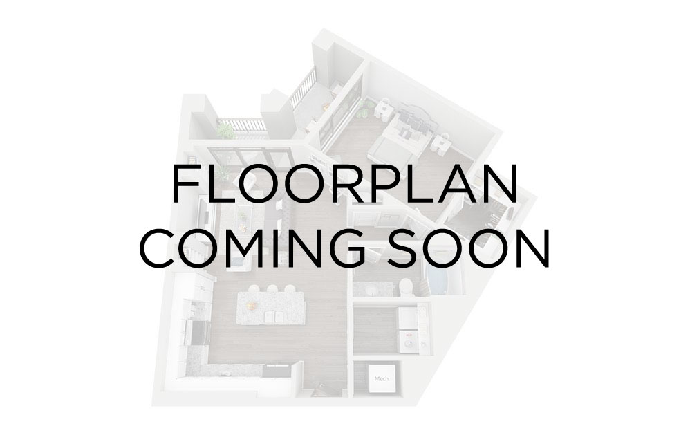 D1 - 4 bedroom floorplan layout with 2 bathrooms and 1521 square feet
